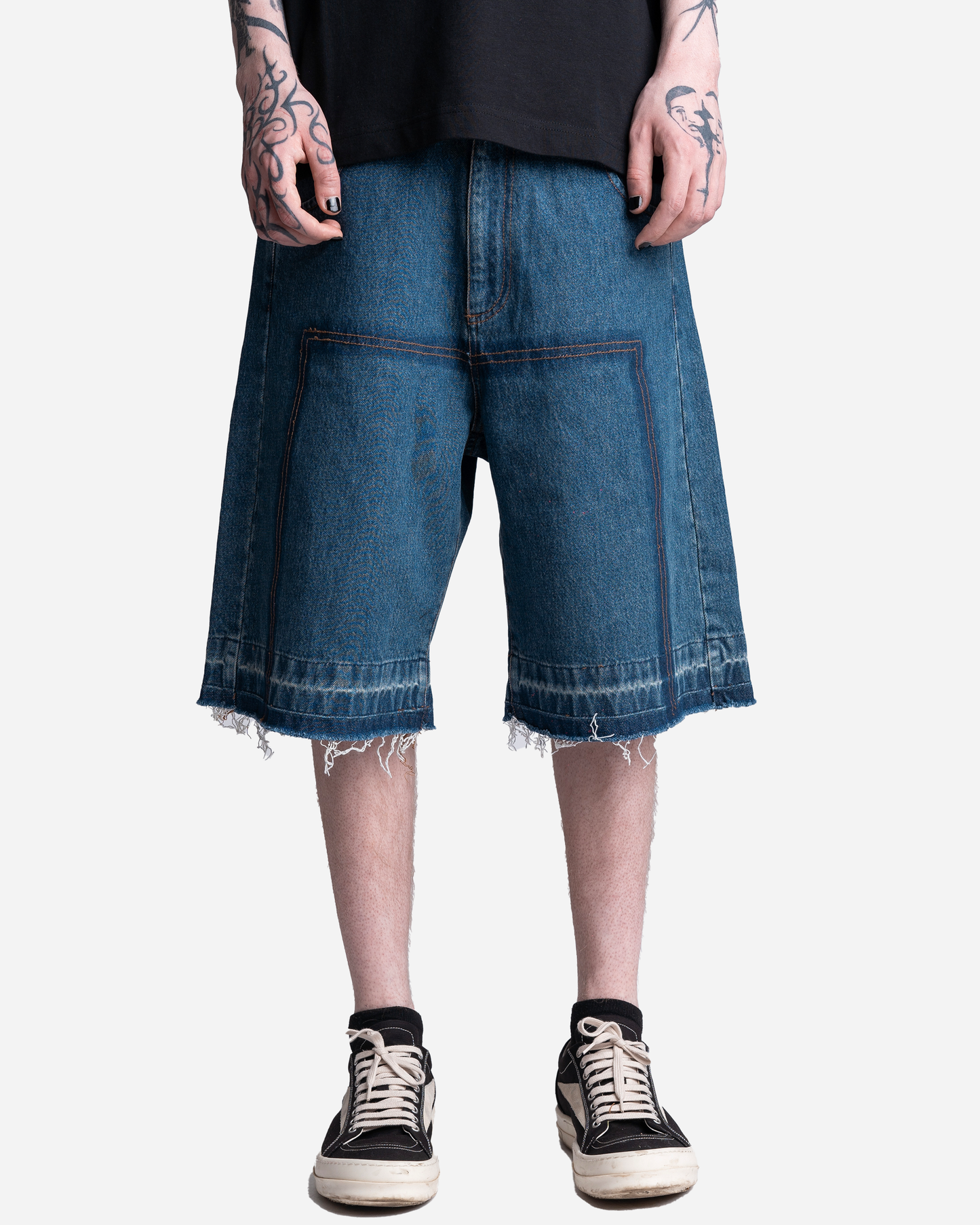 Frank Denim Shorts Blue